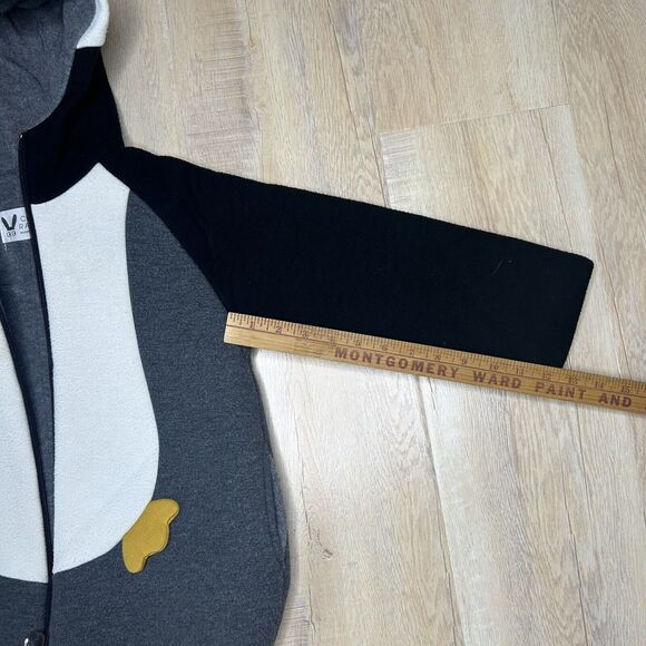 CoCo Rabbit Penguin Jacket Kids XL Black and Grey - Picture 11 of 12